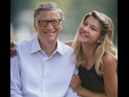 Bill Gates, кћерка и конобар