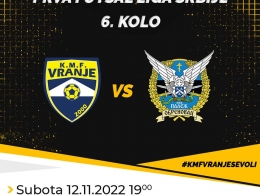 KMF Vranje dočekuje ekipu Paleža