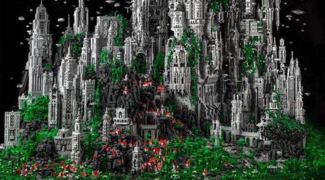 Nevjerovatan grad za vanzemaljce sagrađen od LEGO kockica