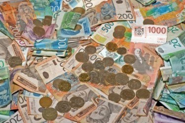 Евро данас 113,8334 динара