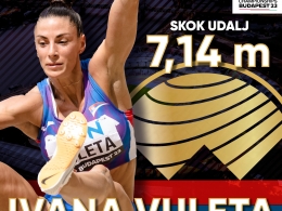 IVANA VULETA DO SVETSKOG ZLATA U BUDIMPEŠTI 