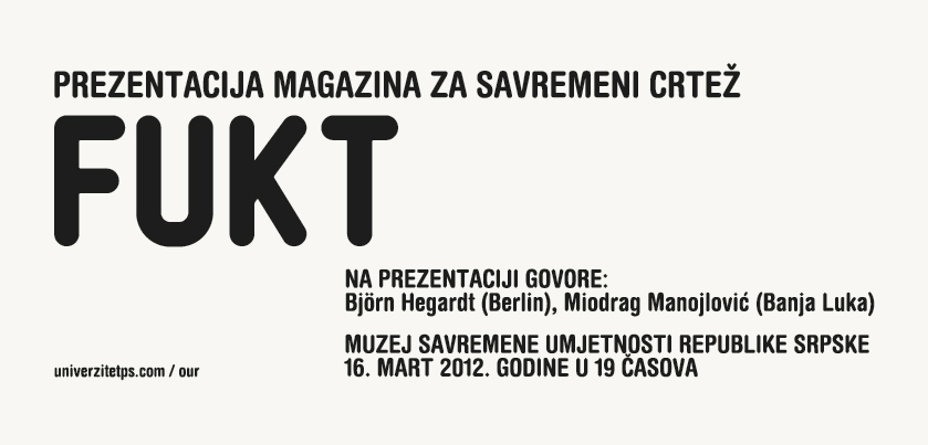 Презентација магазина за савремени цртеж “FUKT”