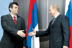 Коштуница са Путином 9. јуна