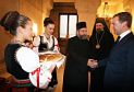 Са благословом Његове Светости Патријарха српског Г. Павла и одлуком Светог Архијерејског Синода Српске Православне Цркве, господину Дмитрију Медведеву, Председнику Руске Федерације, уручен је орден Светог Саве првог степена