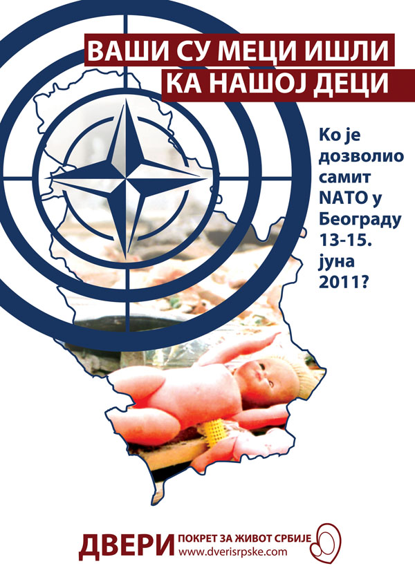 Протест на точковима: Сиреном против НАТО-а!!!