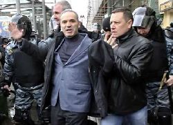 Каспаров осуђен на пет дана затвора