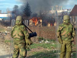 Запаљена кућа Србину у Ораховцу