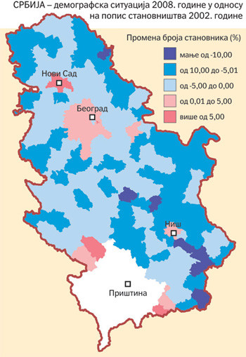 Beograd, Novi Sad i Niš oaze u demografskoj pustinji